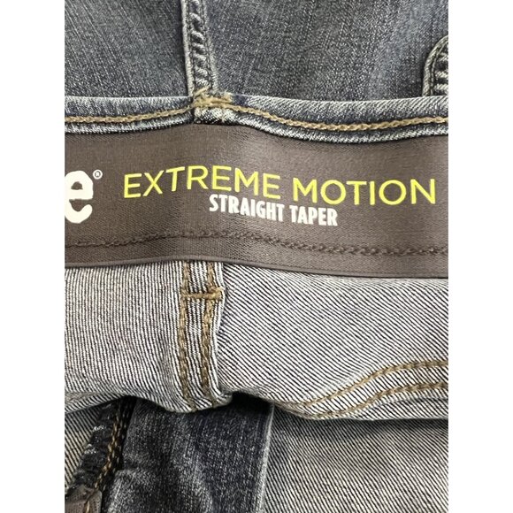 Lee Extreme Motion Straight Taper Jeans Sz 42x30 - Picture 11 of 12